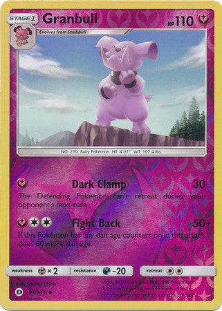 Granbull - 91/149 - Uncommon Reverse Holo