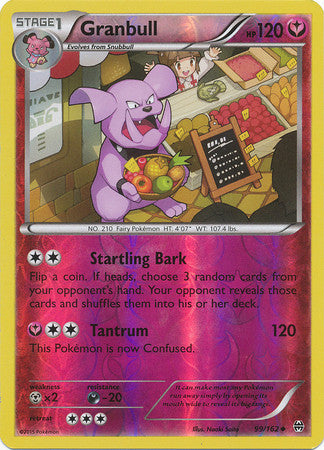 Granbull - 99/162 - Uncommon Reverse Holo