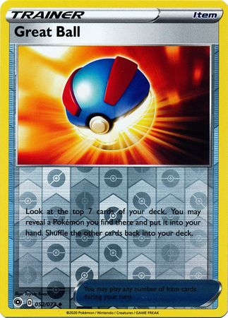 Great Ball - 52/73 - Uncommon Reverse Holo