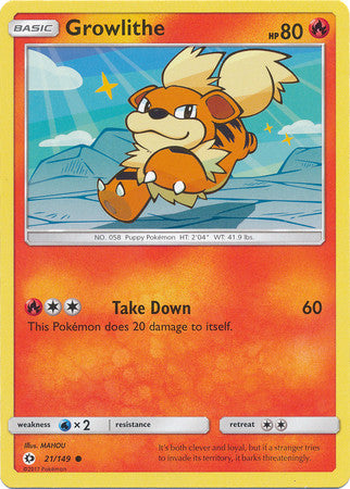 Growlithe - 21/149 - Common