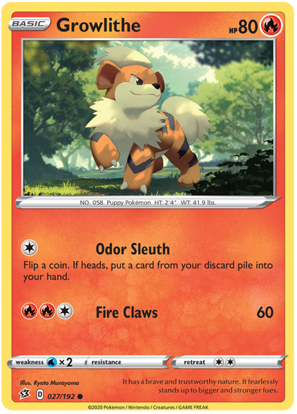 Growlithe - 27/192 - Common