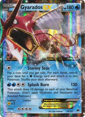Gyarados Ex - 26/122 - Ultra Rare