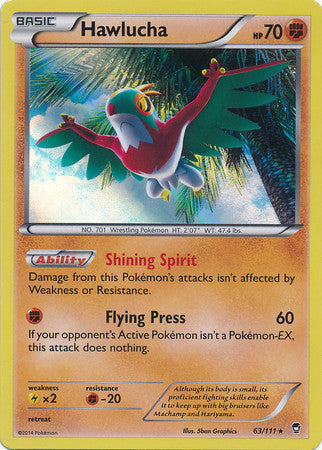 Hawlucha - 63/111 - Alternate Holo Promo