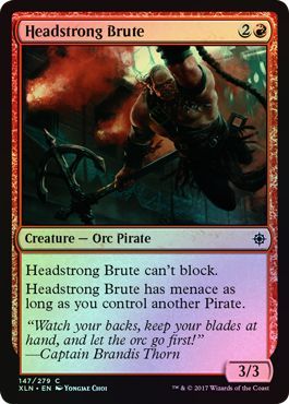 Headstrong Brute - 147/279 - Common FOIL