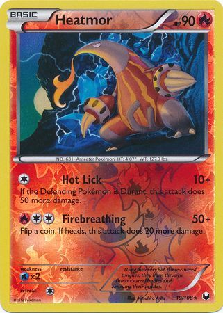 Heatmor - 19/108 - Rare Reverse Holo