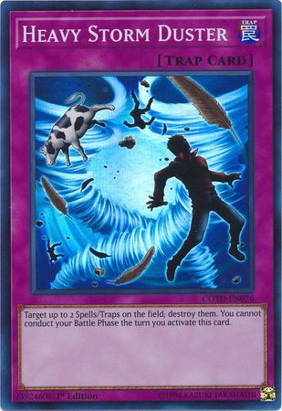 Heavy Storm Duster - COTD-EN076 - Super Rare 1st Edition