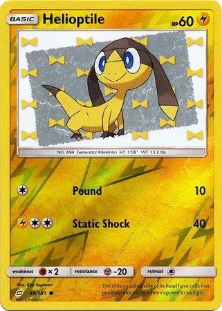 Helioptile - 49/181 - Common Reverse Holo