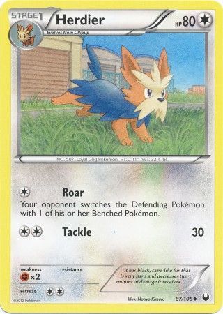 Herdier - 87/108 - Uncommon