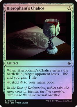 Hierophant's Chalice - 240/279 - Common FOIL