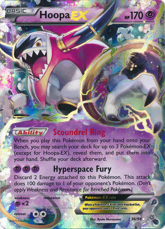 Hoopa Ex - 36/98 - Ultra Rare