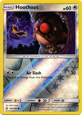 Hoothoot - 165/236 - Common Reverse Holo