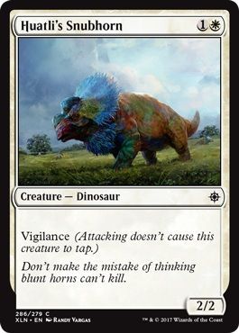 Huatli's Snubhorn - 286/279 - Common
