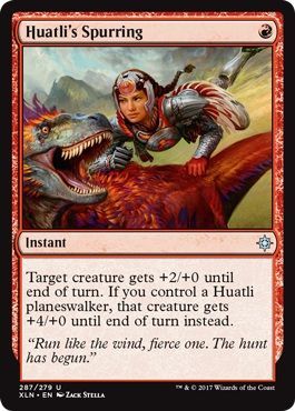 Huatli's Spurring - 287/279 - Uncommon