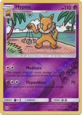 Hypno - 60/149 - Uncommon Reverse Holo