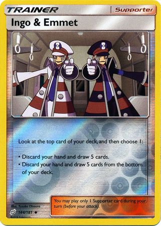 Ingo & Emmet - 144/181 - Uncommon Reverse Holo