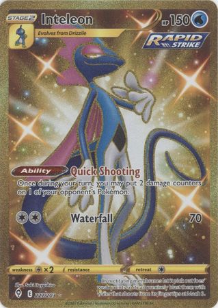 Inteleon Secret Rare - 227/203 - Secret Rare