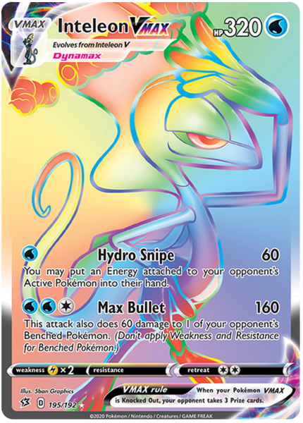 Inteleon VMAX Hyper Rare - 195/192 - Hyper Rare