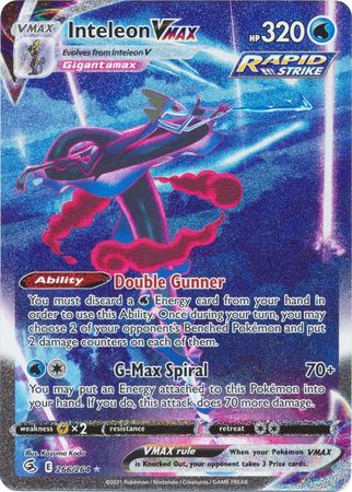 Inteleon VMAX Secret Rare - 266/264 - Secret Rare