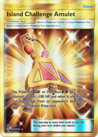 Island Challenge Amulet Full Art - 265/236 - Secret Rare