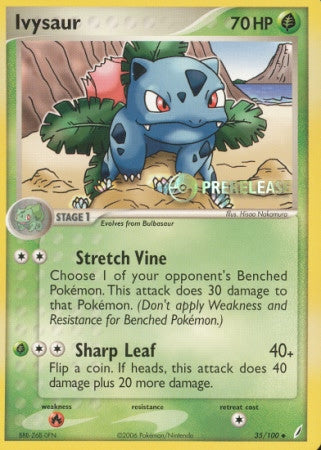 Ivysaur Pre-Release - 35/100 - Uncommon