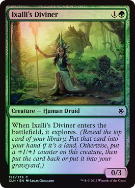 Ixalli's Diviner - 192/279 - Common FOIL