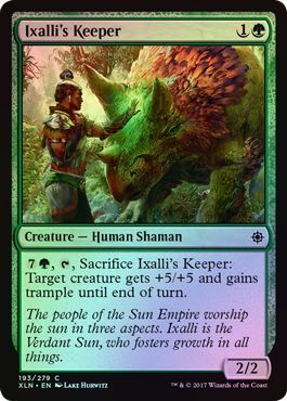 Ixalli's Keeper - 193/279 - Common FOIL