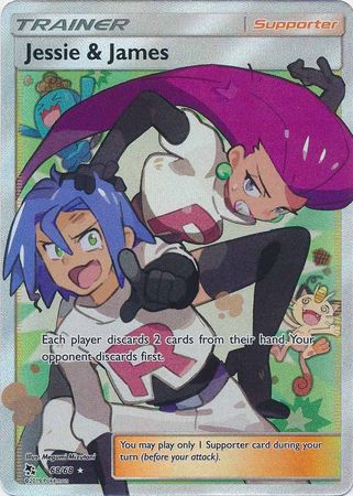 Jessie & James Full Art - 68/68 - Ultra Rare