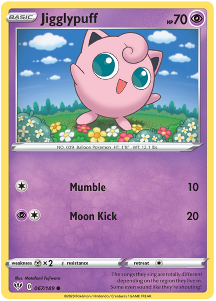 Jigglypuff - 67/189 - Common