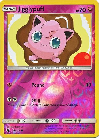 Jigglypuff - 133/214 - Common Reverse Holo