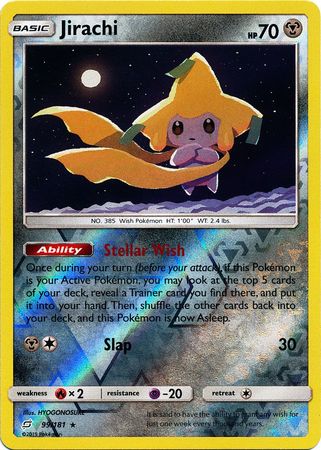 Jirachi - 99/181 - Holo Rare Reverse Holo