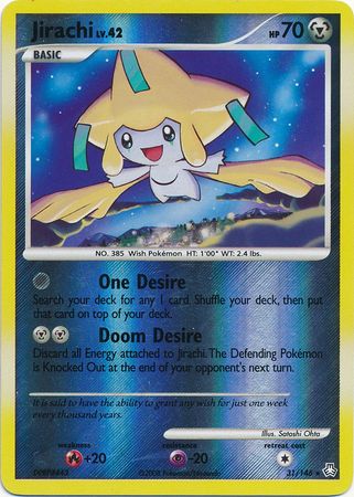 Jirachi - 31/146 - Rare Reverse Holo