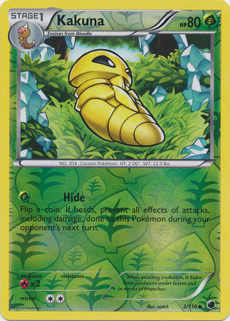 Kakuna - 2/116 - Uncommon Reverse Holo