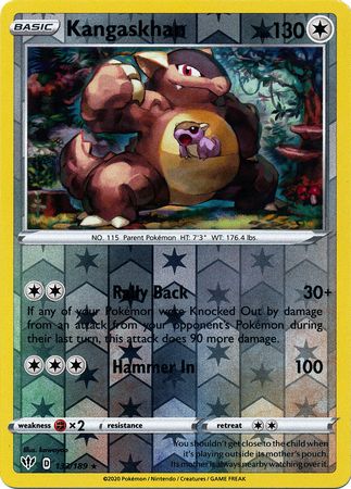 Kangaskhan - 133/189 - Holo Rare Reverse Holo
