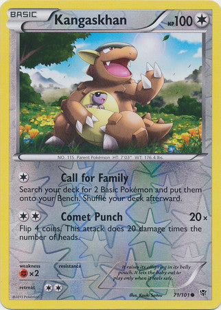 Kangaskhan - 71/101 - Common Reverse Holo