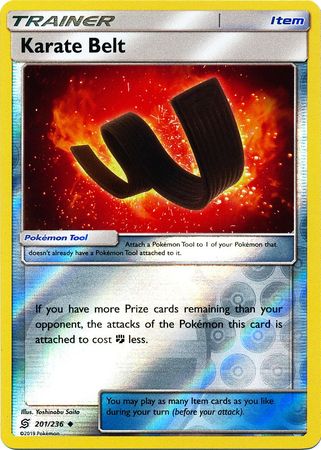 Karate Belt - 201/236 - Uncommon Reverse Holo