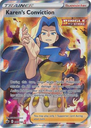 Karen's Conviction Full Art - 193/198 - Ultra Rare