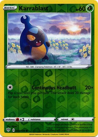 Karrablast - 8/189 - Common Reverse Holo