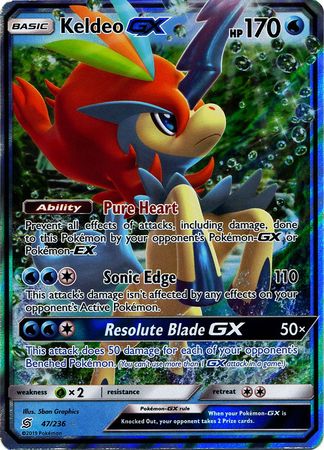 Keldeo GX - 47/236 - Ultra Rare