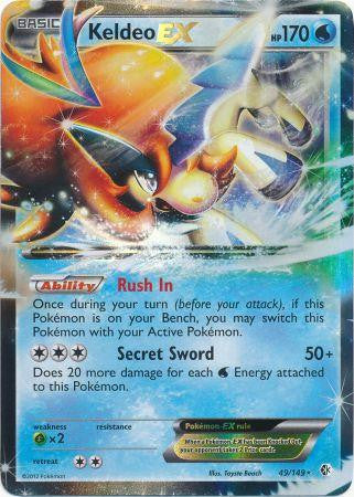 Keldeo EX - 49/149 - Ultra Rare