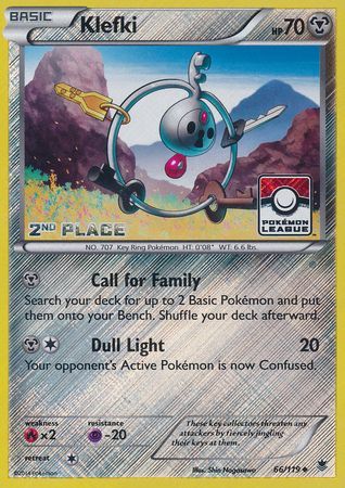 Klefki 2nd Place - 66/119 - League Promo