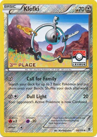 Klefki 3rd Place - 66/119 - League Promo