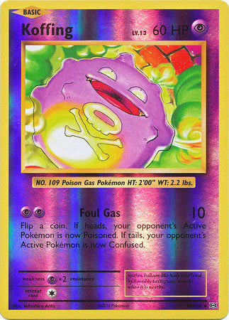 Koffing - 50/108 - Uncommon Reverse Holo
