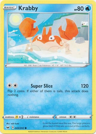 Krabby - 43/202 - Common