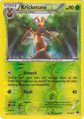 Kricketune - 6/122 - Uncommon Reverse Holo