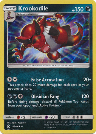 Krookodile - 85/149 - Holo Rare