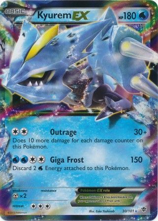 Kyurem EX - 30/101 - Ultra Rare