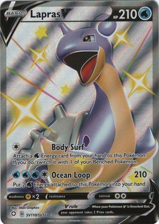 Lapras V - SV110/SV122 - Shiny Rare