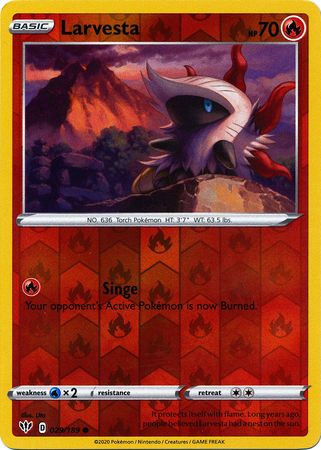 Larvesta - 29/189 - Common Reverse Holo