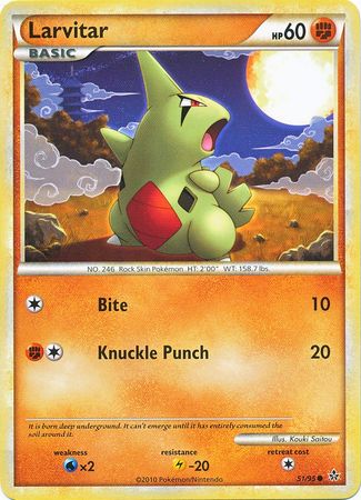 Larvitar - 51/95 - Common