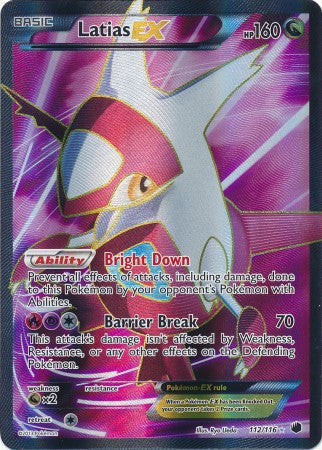 Latias Ex Full Art - 112/116 - Ultra Rare